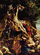 Peter Paul Rubens Elevation of the Cross painting